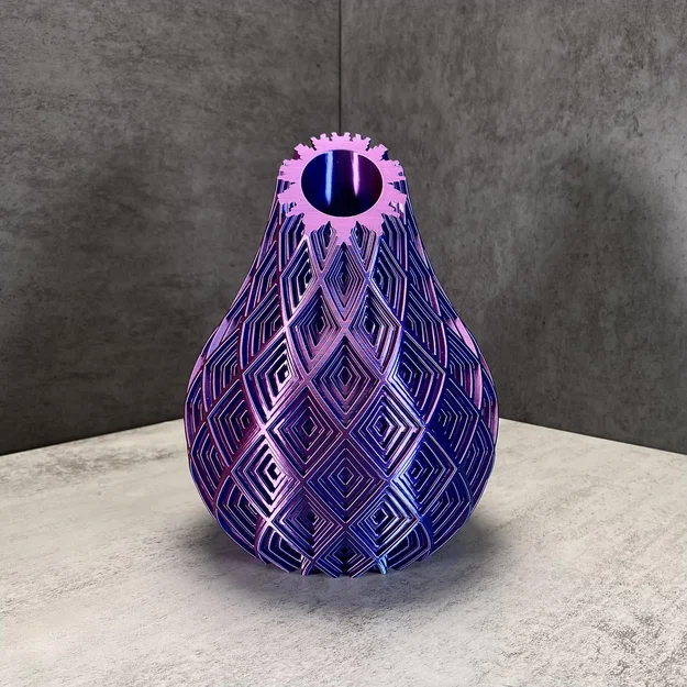 Bộ bình hoa trang trí Bulb Vases in 3D hiện đại độc đáo - Image 4