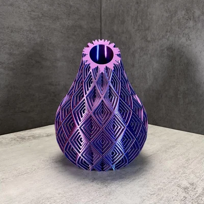 Bộ bình hoa trang trí Bulb Vases in 3D hiện đại độc đáo