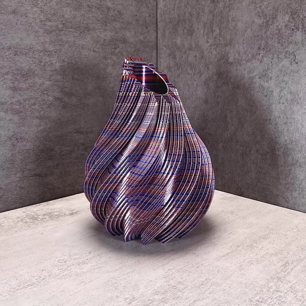 Bộ bình hoa trang trí Bulb Vases in 3D hiện đại độc đáo - Image 7