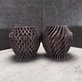 Bộ chậu cây trang trí Vortex Planters in 3D đẹp mắt - Thumbnail 1