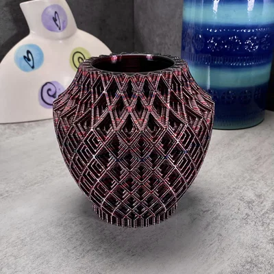 Bộ chậu cây trang trí Vortex Planters in 3D đẹp mắt