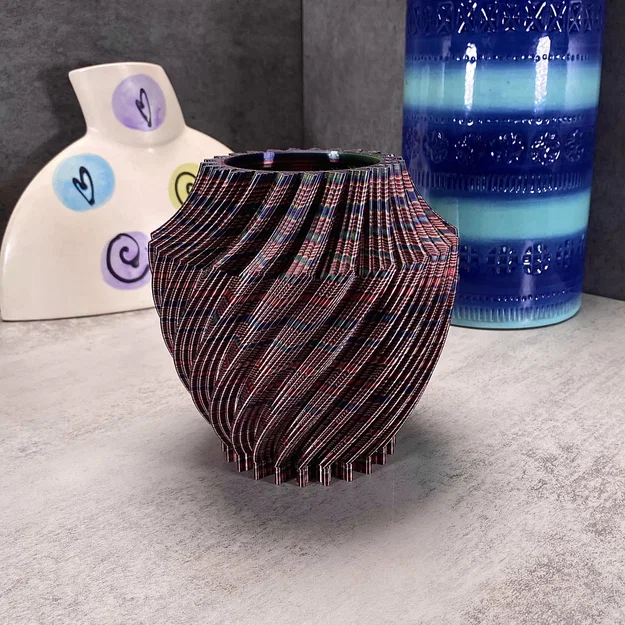 Bộ chậu cây trang trí Vortex Planters in 3D đẹp mắt - Image 6