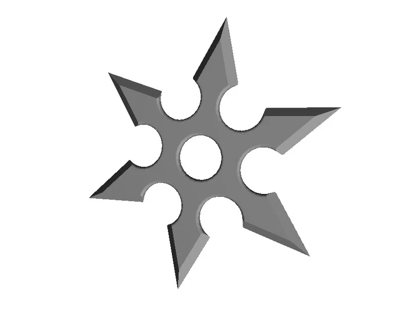 Bộ mô hình phi tiêu Ninja (Shuriken) 3 biến thể in 3D độc đáo - Image 1