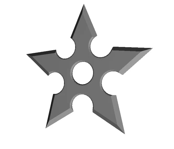 Bộ mô hình phi tiêu Ninja (Shuriken) 3 biến thể in 3D độc đáo - Image 2