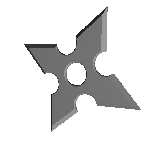 Bộ mô hình phi tiêu Ninja (Shuriken) 3 biến thể in 3D độc đáo - Image 3