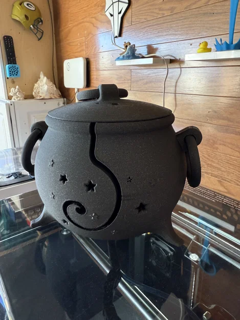 Bát Đựng Len Hình Nồi Phù Thủy (Witch Cauldron Yarn Bowl) - Image 1