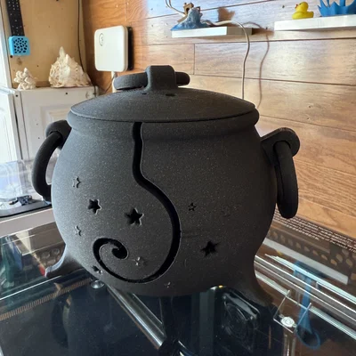 Bát Đựng Len Hình Nồi Phù Thủy (Witch Cauldron Yarn Bowl)