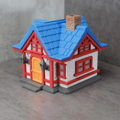 Ống heo hình ngôi nhà trong Animal Crossing