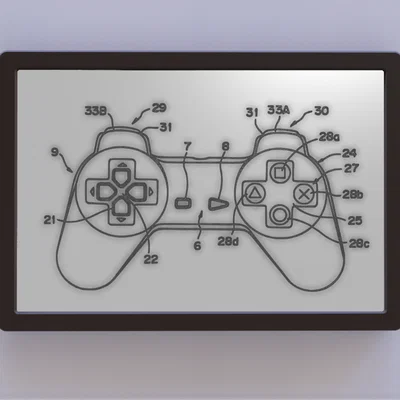Tranh nghệ thuật bản quyền tay cầm PlayStation