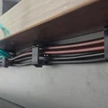 Bộ kẹp quản lý dây cáp dưới bàn có bản lề thông minh tiện lợi - Thumbnail 3