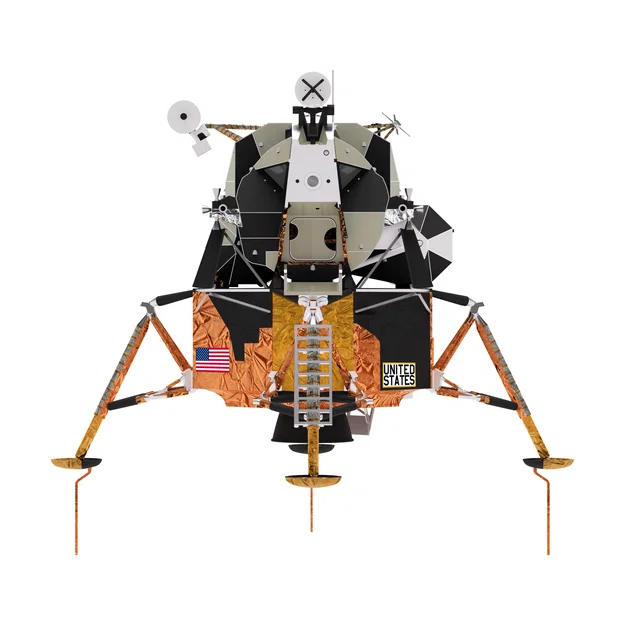 Mô hình Tàu đổ bộ mặt trăng Apollo (Apollo Lunar Module) tỉ lệ 1:32 - Image 1