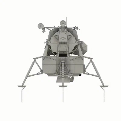 Mô hình Tàu đổ bộ mặt trăng Apollo (Apollo Lunar Module) tỉ lệ 1:32