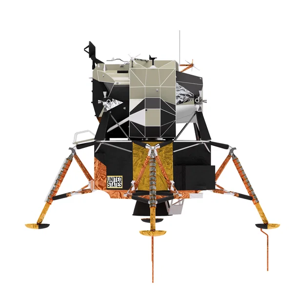 Mô hình Tàu đổ bộ mặt trăng Apollo (Apollo Lunar Module) tỉ lệ 1:32 - Image 7
