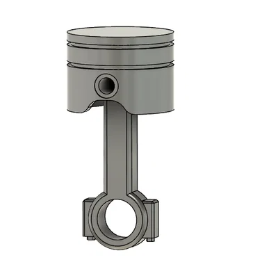 Móc khóa hình Piston in 3D độc đáo cho dân mê xe