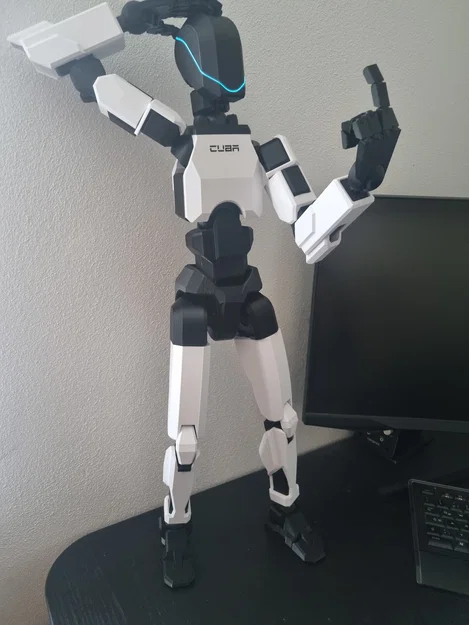 Đầu robot LED cho Dummy 13 phiên bản 500% (LED Head Mod) - Image 2