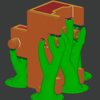 Ngàm BTT Eddy tích hợp chốt định vị cho máy in 3D Sovol SV08