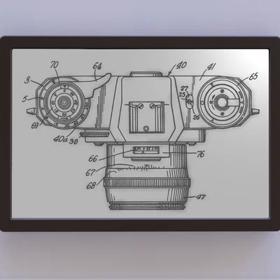 Tranh Nghệ thuật Bản quyền Máy ảnh SLR - Phần Đỉnh