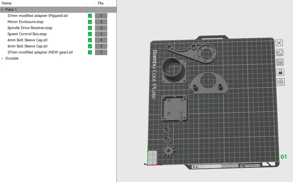 Pastamatic - Ngàm gắn động cơ 37 mm (Vỏ bảo vệ) - Image 16