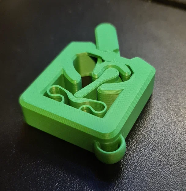 Móc khóa công tắc Wobble Toggle Fidget - Image 1