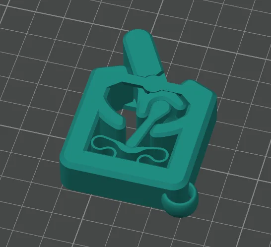 Móc khóa công tắc Wobble Toggle Fidget - Image 2