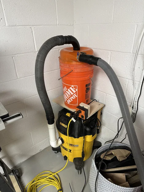 Đầu chuyển góc vuông cho máy hút bụi DeWalt Stealthsonic sang ống PVC 2" SCH40 - Image 2