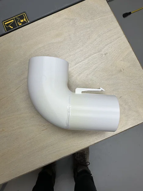 Đầu chuyển góc vuông cho máy hút bụi DeWalt Stealthsonic sang ống PVC 2" SCH40 - Image 3