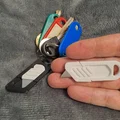 Móc khóa dao rọc giấy siêu nhỏ (Tiny utility knife keychain) - Thumbnail 2