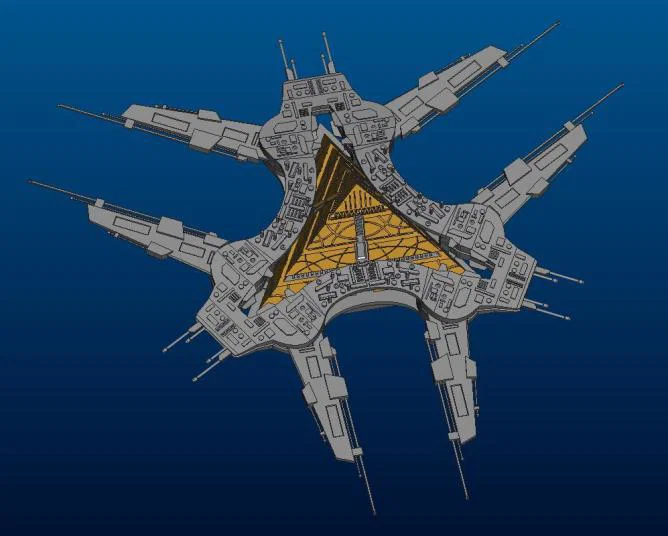 Mô hình tàu vũ trụ Mothership của Apophis - Image 9