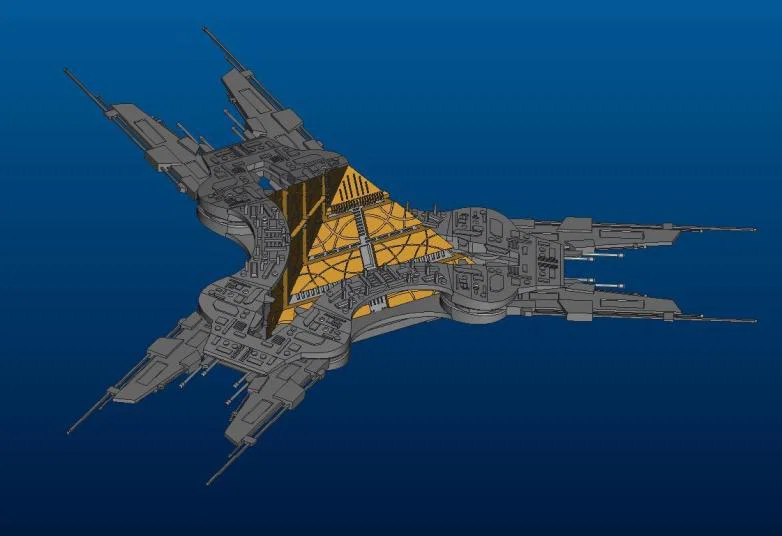 Mô hình tàu vũ trụ Mothership của Apophis - Image 10