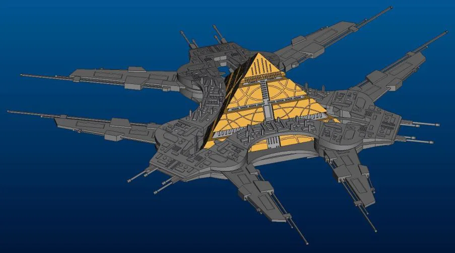 Mô hình tàu vũ trụ Mothership của Apophis - Image 11
