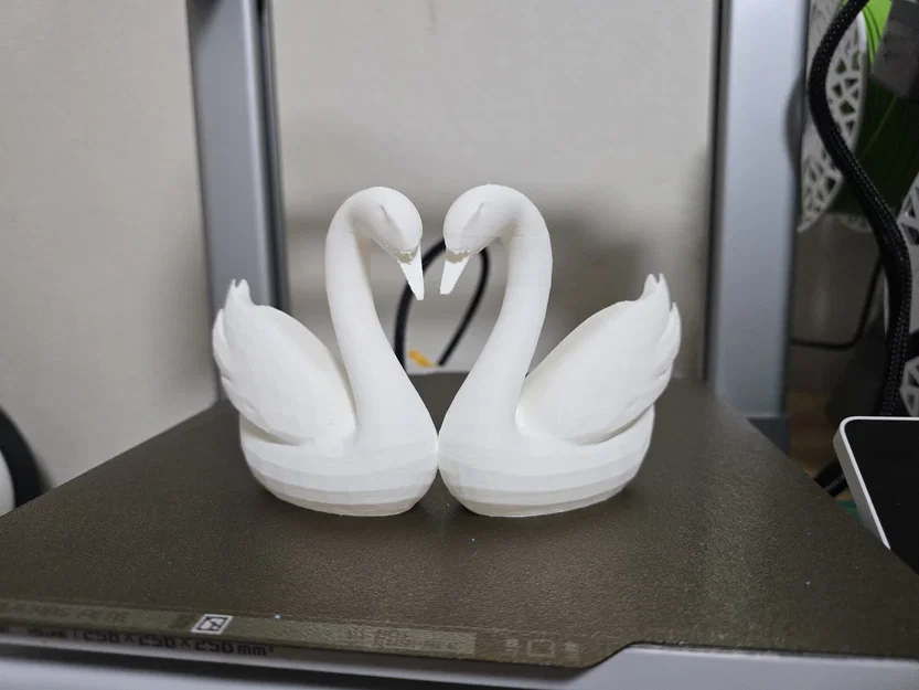Mô hình Thiên Nga Tình Yêu 3D (Swan Love) tinh tế làm quà tặng - Image 2