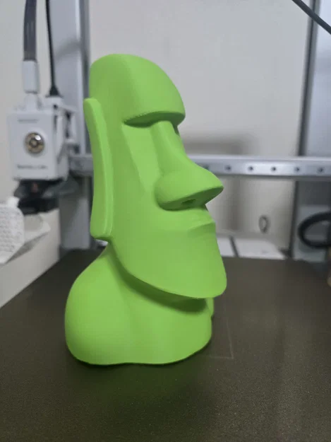 Tượng đầu đá Moai (Easter Island Stone Head) - Mô hình in 3D trang trí - Image 1