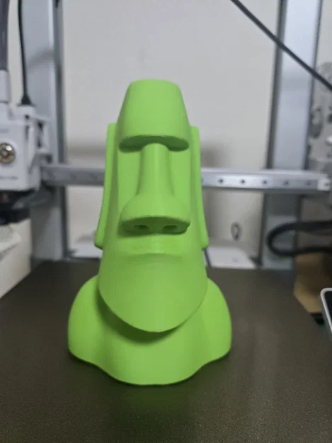 Tượng đầu đá Moai (Easter Island Stone Head) - Mô hình in 3D trang trí - Image 2