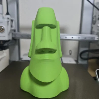 Tượng đầu đá Moai (Easter Island Stone Head) - Mô hình in 3D trang trí