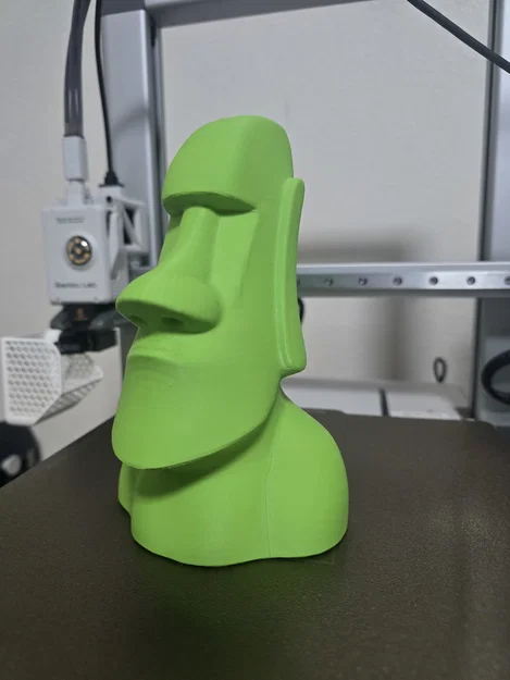 Tượng đầu đá Moai (Easter Island Stone Head) - Mô hình in 3D trang trí - Image 3