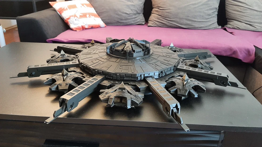 Mẫu in 3D tàu mẹ của Anubis - Stargate - Image 3
