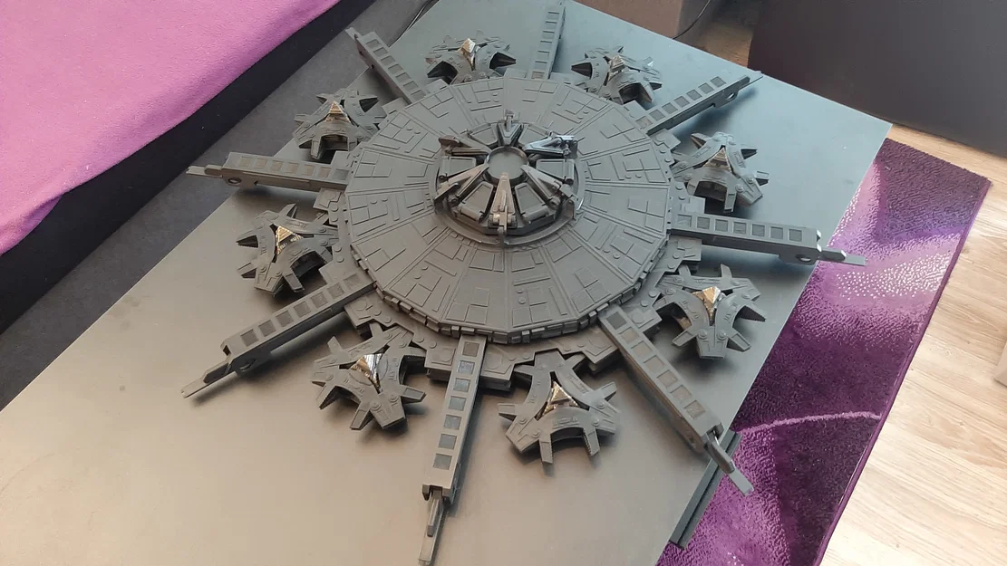 Mẫu in 3D tàu mẹ của Anubis - Stargate - Image 4