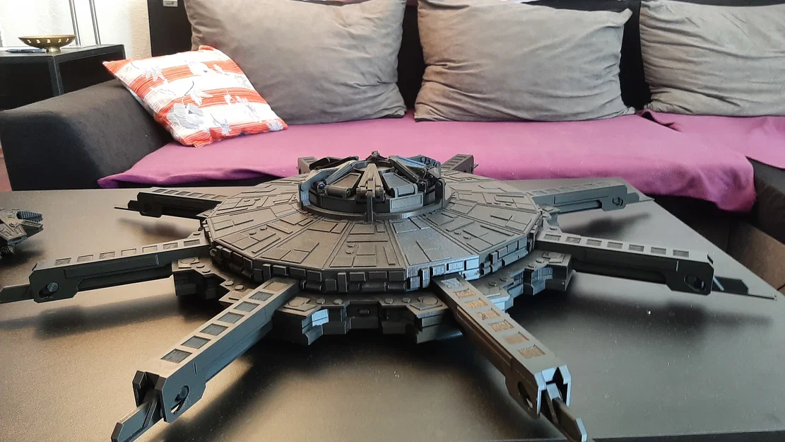 Mẫu in 3D tàu mẹ của Anubis - Stargate - Image 5