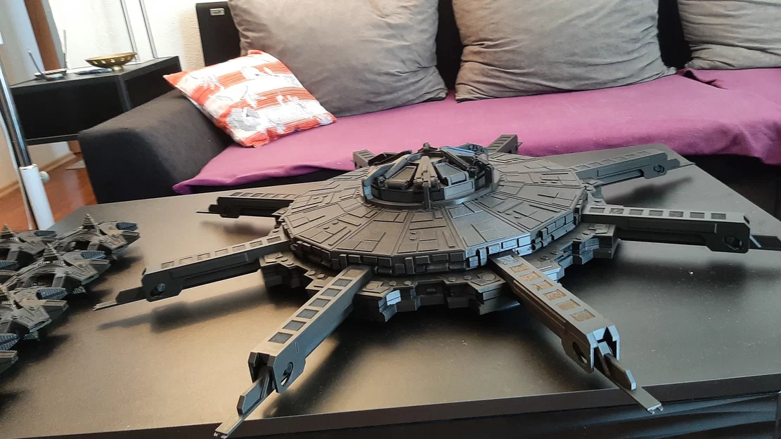 Mẫu in 3D tàu mẹ của Anubis - Stargate - Image 7