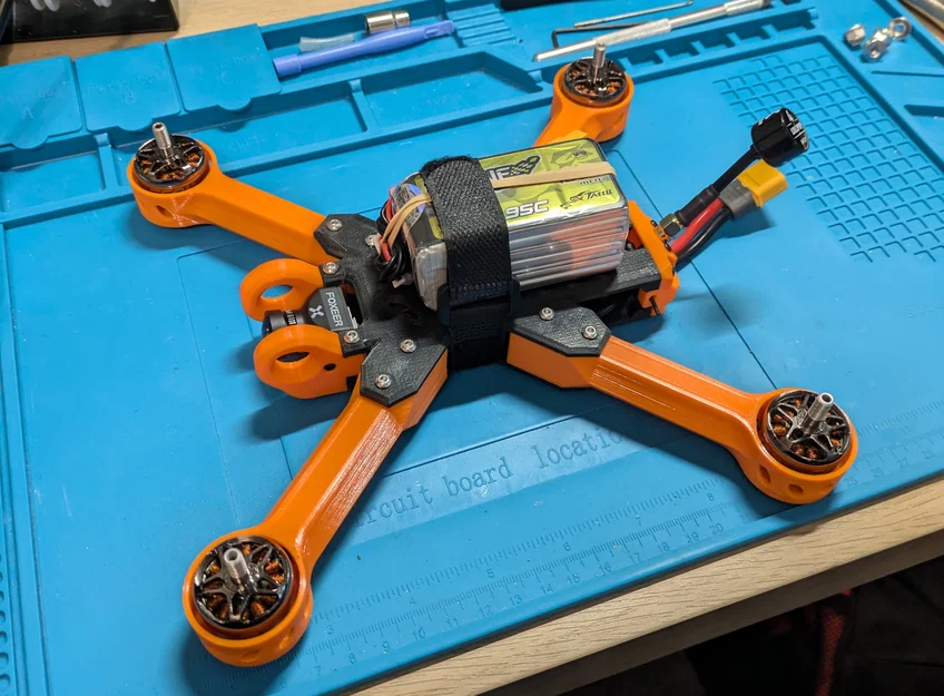 Khung Drone FPV Firehawk Nighthawk Remix Tùy Chỉnh Cho Người Đam Mê - Image 2