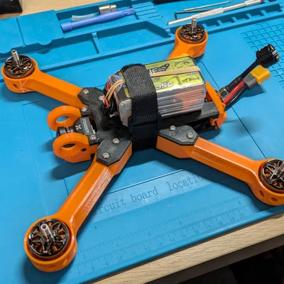 Khung Drone FPV Firehawk Nighthawk Remix Tùy Chỉnh Cho Người Đam Mê