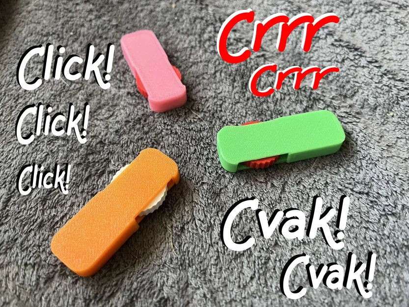 Đồ chơi bấm xoay tối giản (Click click minimalist thing) - Image 1