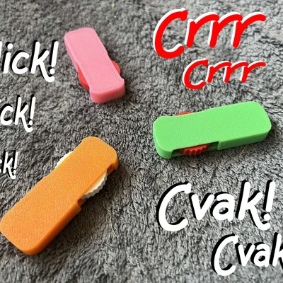 Đồ chơi bấm xoay tối giản (Click click minimalist thing)