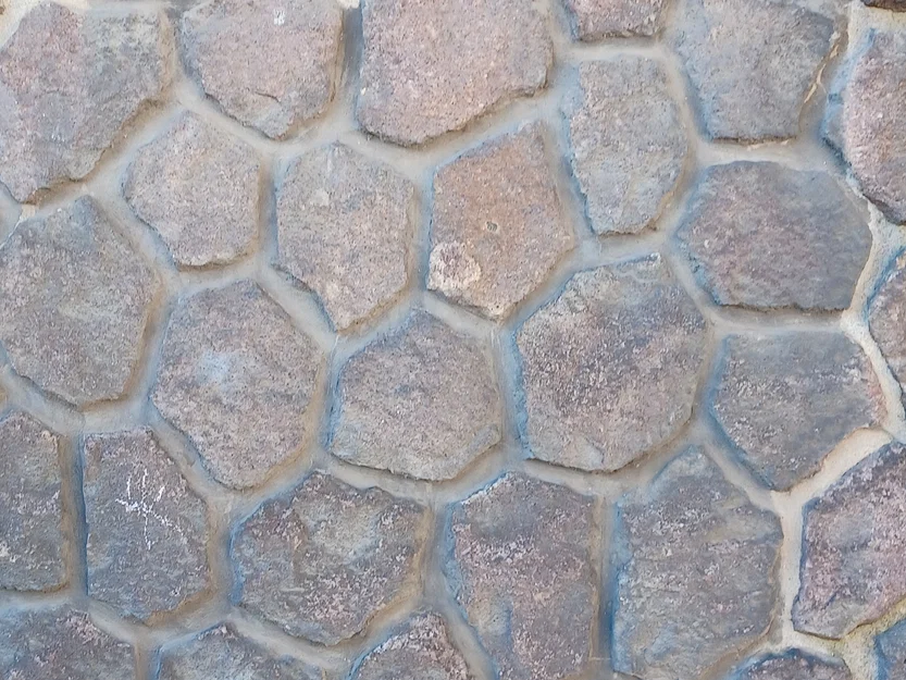 Mô hình 3D bề mặt tường đá cổ điển kiểu Cyclopean (Kyklopské zdivo) - Image 1