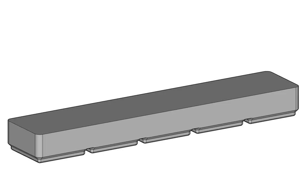 Khay Gridfinity 1x5 để bắt đầu tự thiết kế bộ tổ chức đồ đạc - Image 1