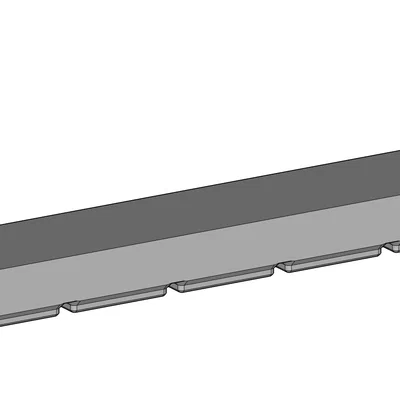 Khay Gridfinity 1x5 để bắt đầu tự thiết kế bộ tổ chức đồ đạc