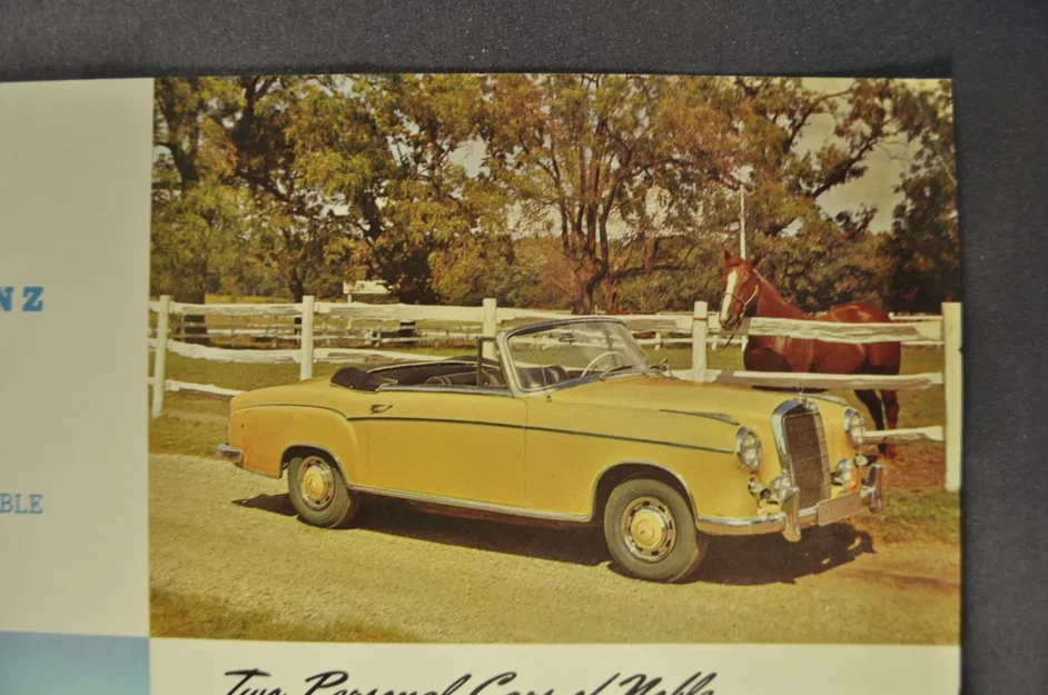 Mô hình xe cổ Mercedes 220SE Cabriolet 1960 phong cách LEGO 3D - Image 6