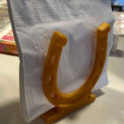 Giá đựng khăn giấy hình móng ngựa (Horseshoe Napkin Holder)
