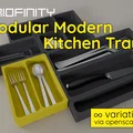 Khay Nhà Bếp Hiện Đại Mô-Đun Gridfinity - Thumbnail 1