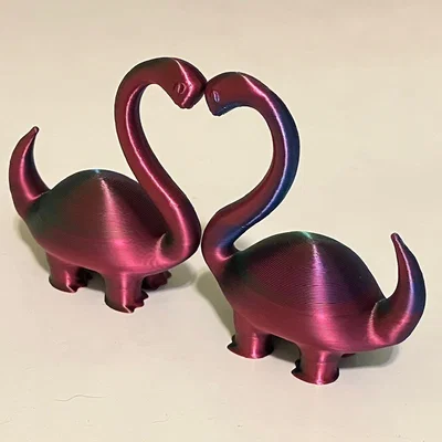 Cute Heartosaurus - Mô hình khủng long tạo hình trái tim dễ thương